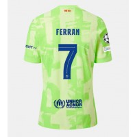 Maglia Calcio Barcelona Ferran Torres #7 Terza Divisa 2024-25 Manica Corta